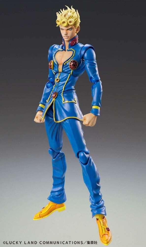 Jojo's Bizarre Adventure Part 5: Golden Wind Action Figura Chozokado Giorno Giovanna Second 15 Cm Medicos Entertainment
