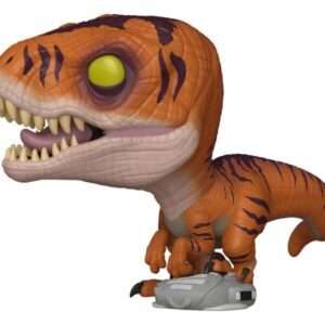 Jurassic Park Pop! Movies Vinile Figura Tiger Raptor 9 Cm Funko