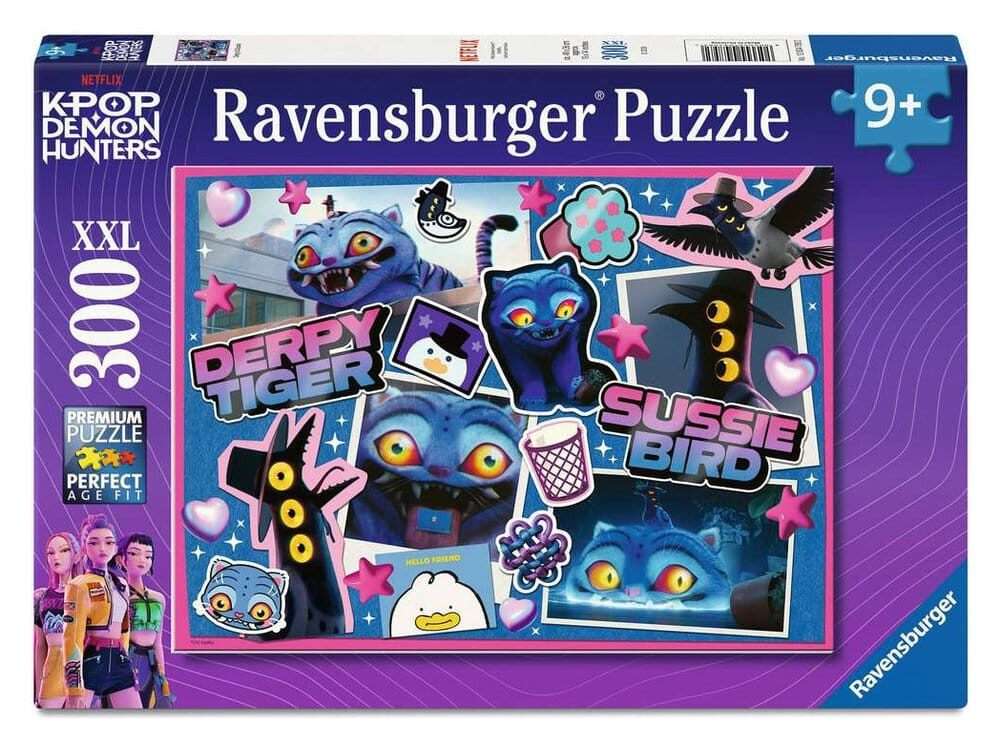 Kpop Demon Hunters Children's Jigsaw Puzzle Derpy & Sussie (300 Pezzi Xxl) Ravensburger