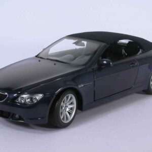Kyosho 8702NB BMW 645ci CONVERTIBLE BLU NAVY 1/18 Modellino SCATOLA ROVINATA