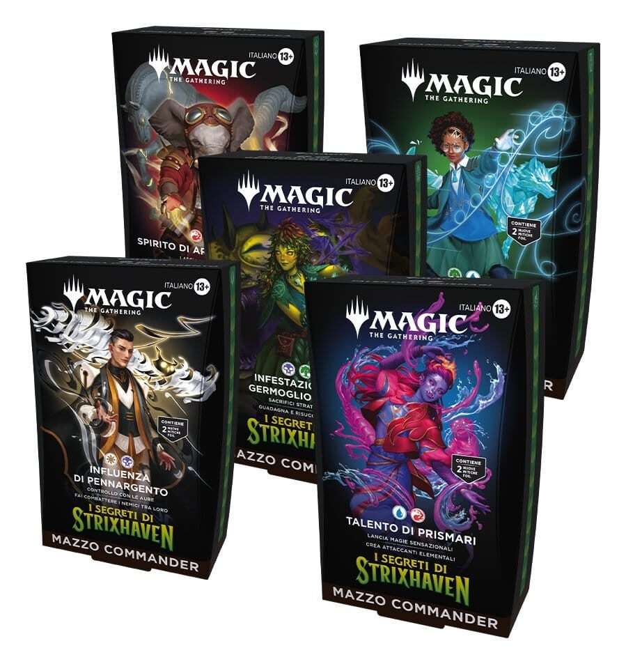 Magic The Gathering I Segreti Di Strixhaven Commander Decks Case Italian Wizards of the Coast