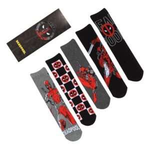 Marvel Calzini 5-pack Deadpool L-xl Heroes Inc