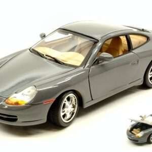 Motormax MTM73101DG PORSCHE 911 (996) CARRERA 2000 ASH GREY 1:18 Modellino