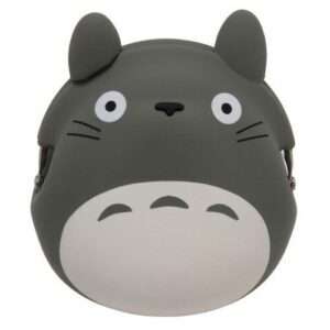 My Neighbor Totoro Mini Silicon Porta Monete Totoro Grey 9 Cm Benelic