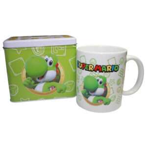 Nintendo Super Mario Bros Yoshi Tazza + Money Box Set Nintendo