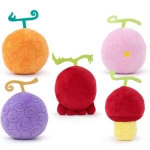 ONE PIECE DEVIL FRUITS ASST. SET (5) Peluches BARRADO