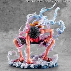 One Piece P.o.p Pvc Statua Monkey D. Luffy Gear 2 Edizione Limitata 19 Cm Megahouse
