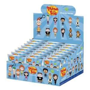 Phineas E Ferb 3d Foam Bag Clips Series 1 Con Figure Int.