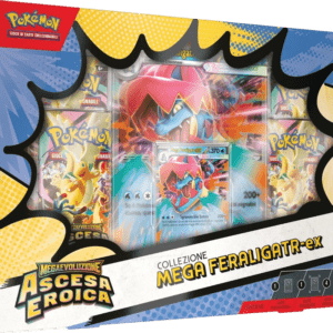Pokémon TCG Megaevoluzione: Ascesa Eroica Collezione Mega Feraligatr EX (ITA)