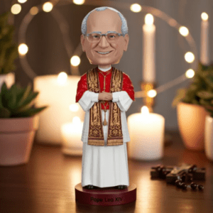 Bobble Head Papa Leone XIV 20 Cm Royal Bubble