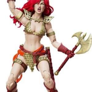 Red Sonja Lim Gold Red Epic Hacks Fig Action Figura Boss Fight Studio