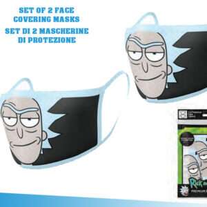 RICK&MORTY RICK FACE COVER.MASK SET(2) MASCHERA PYRAMID INTERNATIONAL