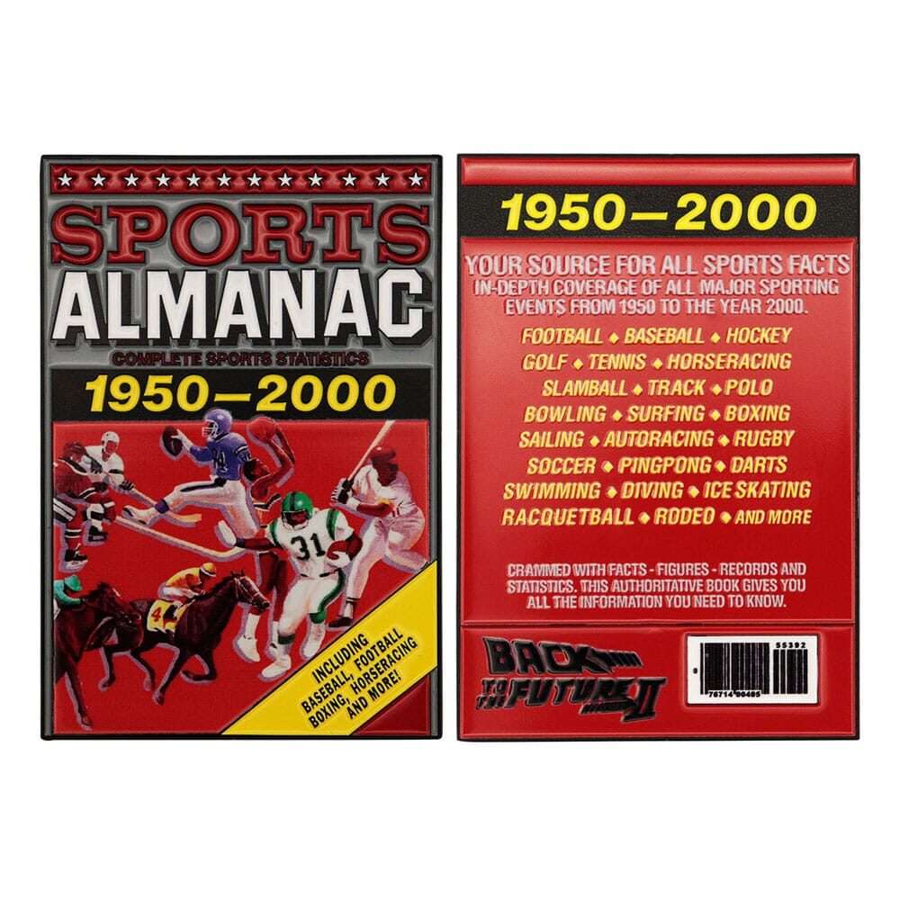 Ritorno Al Futuro Ingot Sport Almanac Edizione Limitata Fanattik