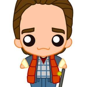 Ritorno Al Futuro Marty Mcfly Pokis Figura Sd Toys