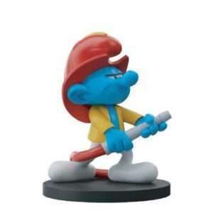 Smurfs Fireman Resin Statua Statua Puppy