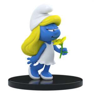 Smurfs Smurfette Resin Figura Statua Puppy