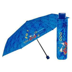 Sonic The Hedgehog Manual Folding Ombrello 50cm Perletti
