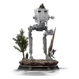Star Wars Demi Art Scale Statua 1/20 At-st E Chewbacca 53 Cm Iron Studios