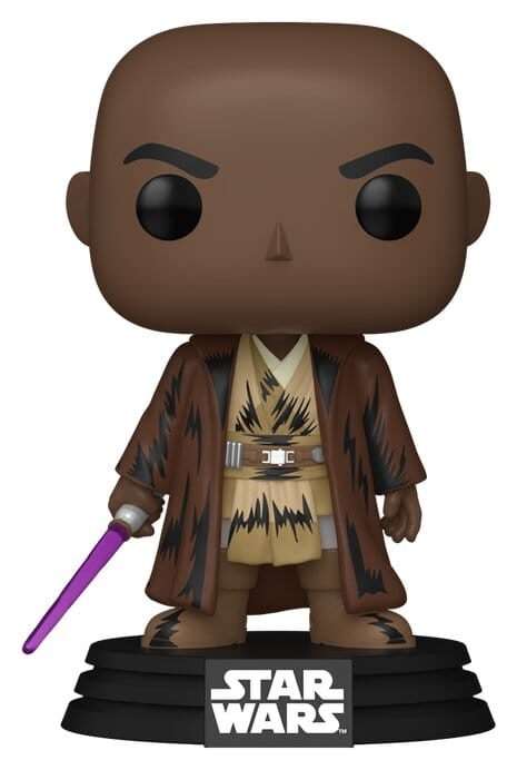 Star Wars: Mandalorian & Grogu Pop! Vinile Figura Mace Windu (retro) 9 Cm Funko