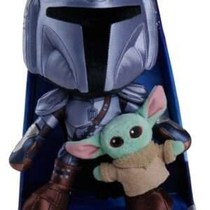 Star Wars Mandalorian Peluche Figura Mandalorian & Mini Grogu 25 Cm Simba