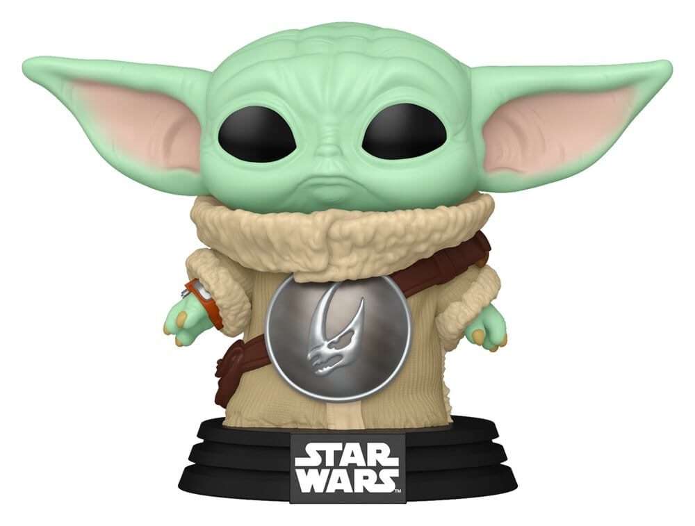 Star Wars: The Mandalorian E Grogu Pop! Vinile Bobblehead Figura Grogu 9 Cm Funko