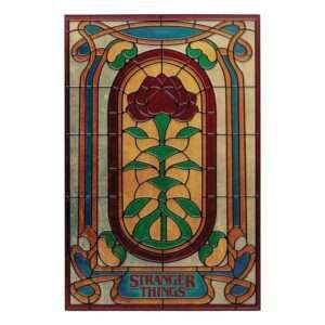 Stranger Things Resin Plaque Creel House Stained Glass Window FaNaTtik