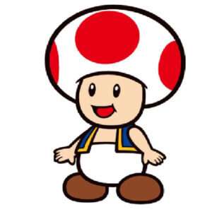 Super Mario Bros Toad 3d Cuscino Nintendo