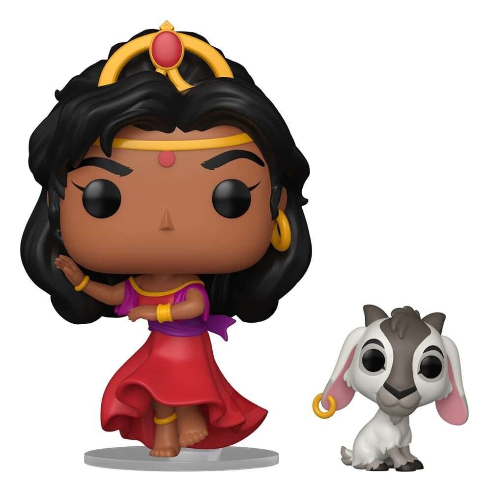 The Hunchback Of Notre Dame Pop! Vinile Figura Esmeralda & Djali 9 Cm Funko