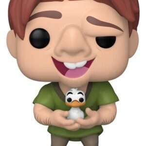 The Hunchback Of Notre Dame Pop! Vinile Figura Quasimodo Con Bird 9 Cm Funko