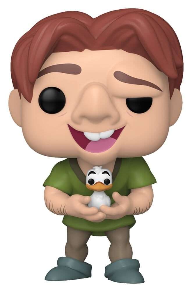 The Hunchback Of Notre Dame Pop! Vinile Figura Quasimodo Con Bird 9 Cm Funko