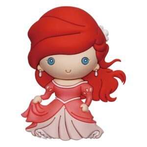 The Little Mermaid 3d Magnet Ariel (metallic) Con Figure Int.