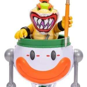 The Super Mario Galaxy Movie Action Figura Bowser Jr. Con Clown Car 13 Cm Jakks Pacific