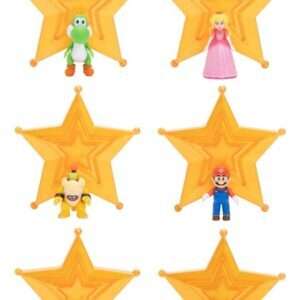 The Super Mario Galaxy Movie Action Figures 4 Cm Wave 1 Jakks Pacific