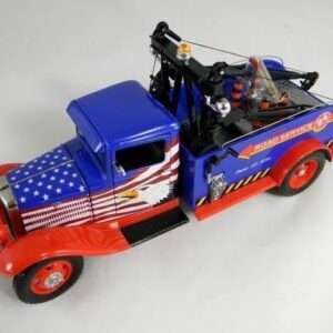 Tin's Manufactured 75102 FORD TOW TRUCK '34 OIL TANKER ROAD Modellino