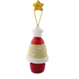 TRUDI SEVI 81918 ALBERO DI NATALE 9 CM CERAMICA ADDOBBI NATALE