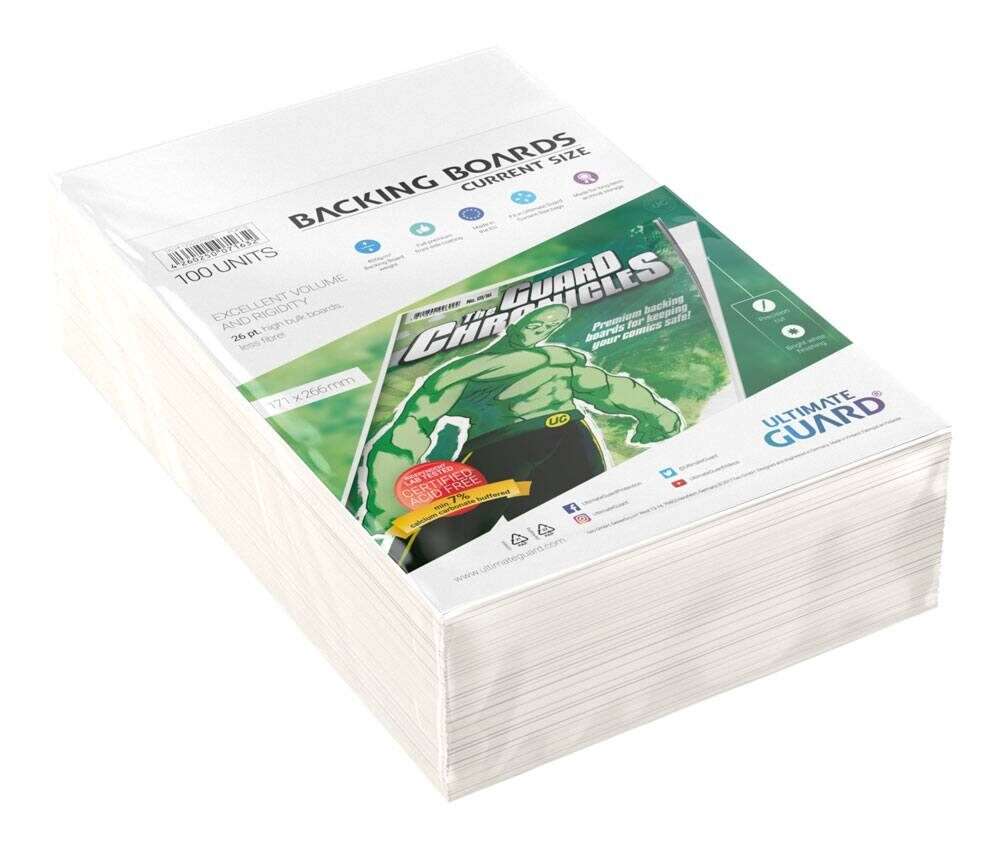 Ultimate Guard Comic Backing Boards Current Size (100) Ultimate Guard