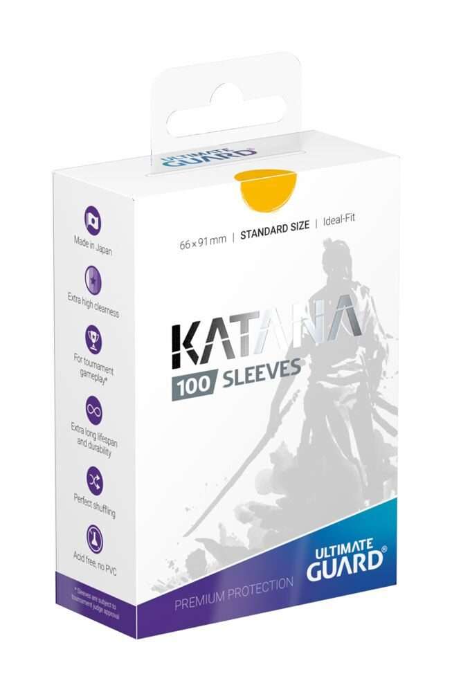 Ultimate Guard Katana Sleeves Standard Size Yellow (100) Ultimate Guard