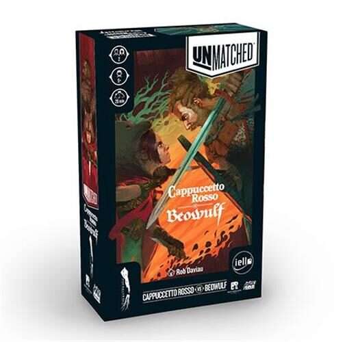 Unmatched Cappuccetto Rosso vs Beowulf Italiano Gioco Da Tavolo Mancalamaro