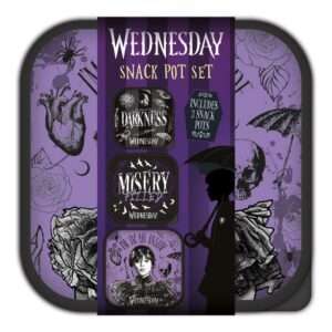 Wednesday Contenitore Per Il Pranzoes 3 In 1 Snack Pots Blue Sky Studios