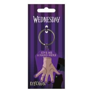 Wednesday Rubber Portachiavi Give Me A Hand Pyramid International