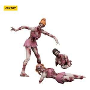 Zombie Dark Source Action Figures 3-Pack Cheer Leaders 8 Cm Joy Toy (CN)