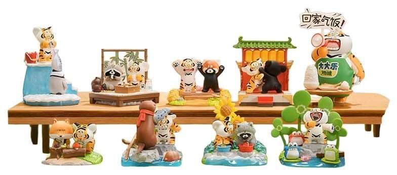 Alexander The Fat Tigerblind Box Mini Figures Little Tiger E His Companions Funism