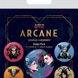 ARCANE CHARACTERS BADGE PACK Badge Pack PYRAMID INTERNATIONAL