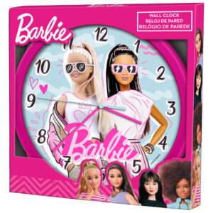 Barbie wall clock Mattel