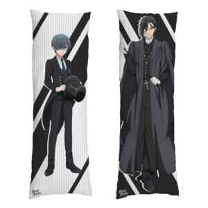 Black Butler Dakimakura Cuscino Case Sebastian & Ciel 150 X 50 Cm Sakami Merchandise
