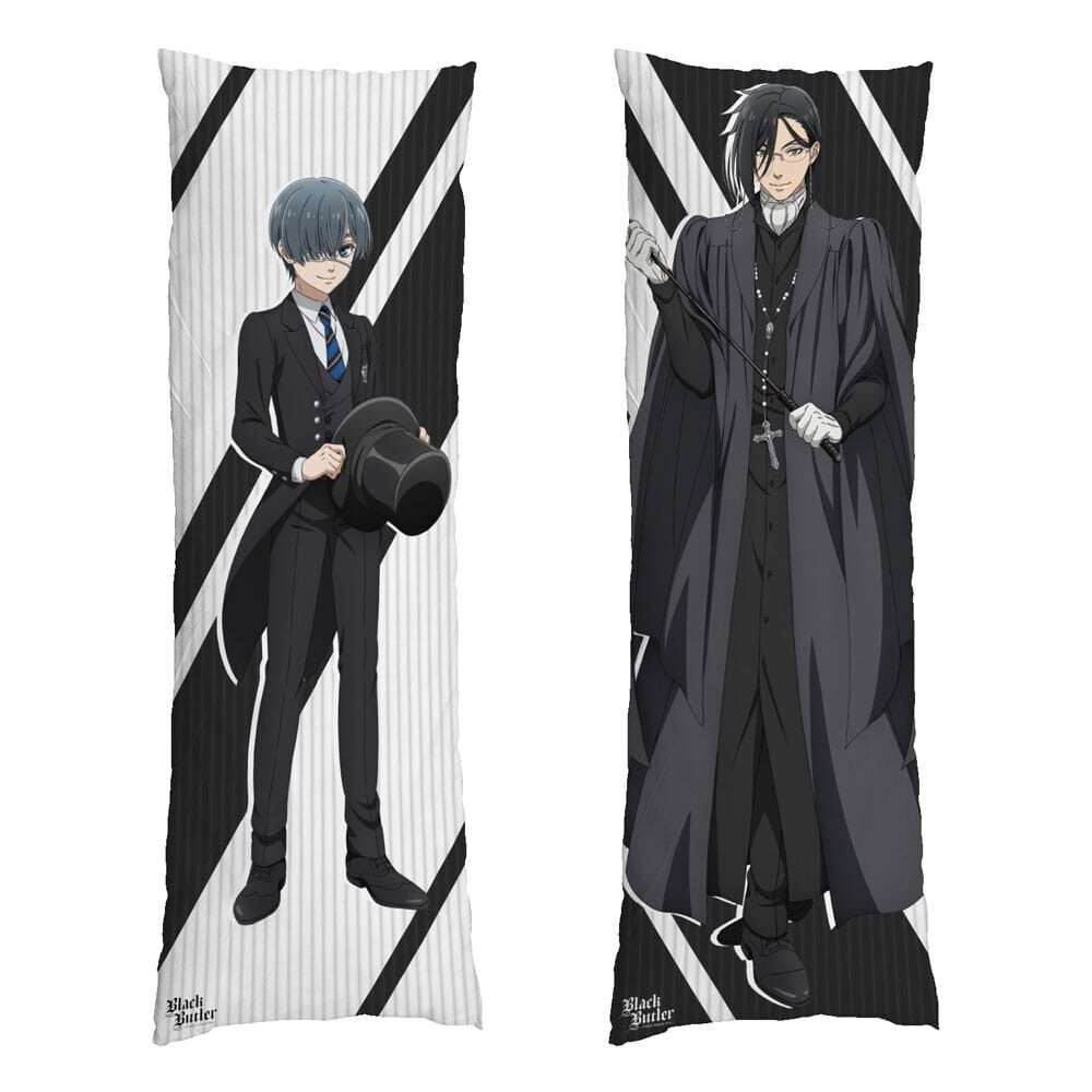 Black Butler Dakimakura Cuscino Case Sebastian & Ciel 150 X 50 Cm Sakami Merchandise