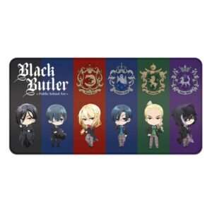 Black Butler Xxl Tappetino Per Mouse Chibi & Emblem Sakami Merchandise