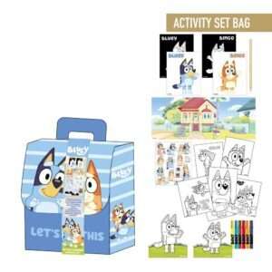 Bluey Colouring backpack set CerdÁ