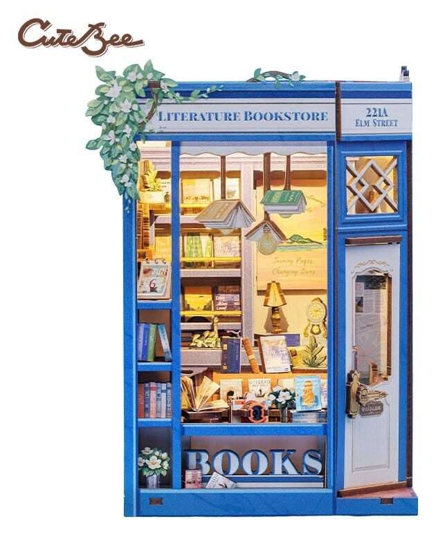 Book Nook Literature Bookstore 17 X 12 Cm CuteBee