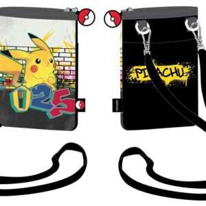 BORSA A TRACOLLA PER SMARTPHONE POKEMON PIKACHU -025 - ACCESSORI